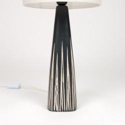 Mid-Century ceramic Danish table lamp by Horn model 402