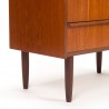 Deense Mid-century vintage ladekast met 4 lades