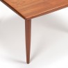 Mid-Century Deense teakhouten salontafel met opstaande rand