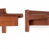 Kai Kristiansen Mid-Century design zwevende nachtkastjes in teak