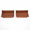 Kai Kristiansen Mid-Century design floating bedside tables in