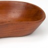 Organically shaped small vintage Danish serving bowl