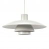 Louis Poulsen vintage PH 4/3 white pendant lamp