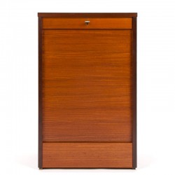 Teak vintage Danish small model filing cabinet