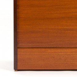 Teak vintage Danish small model filing cabinet