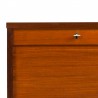 Teak vintage Danish small model filing cabinet