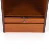 Teak vintage Danish small model filing cabinet