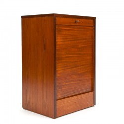 Teak vintage Danish small model filing cabinet