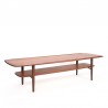 Large model vintage Danish teak coffee table