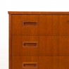 Mid-Century teak vintage Danish chest of drawers with 8 drawers