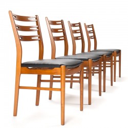 Farstrup set of 4 Mid-Century Danish vintage dining table chairs