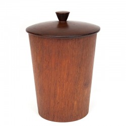 Opbergpot vintage Deens in teak