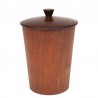 Storage jar vintage Danish in teak