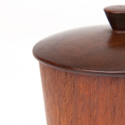 Opbergpot vintage Deens in teak