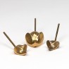 Vintage set of 3 small brass mice