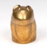 Vintage brass figure of a frog