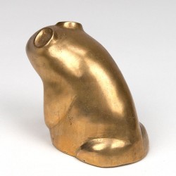 Vintage brass figure of a frog