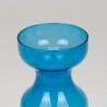 Blue glass decorative vintage vase