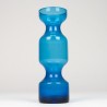 Blue glass decorative vintage vase