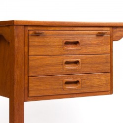 Small model vintage teak Mid-Century desk