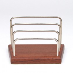 Teak Mid-Century Danish Vintage Letter Holder