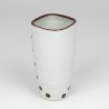 Jaap Ravelli vintage vase white glaze with dots model 7-6