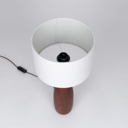 Mid-Century Danish vintage design table lamp in teak