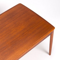 Swedish teak vintage coffee table design Yngvar Sandström