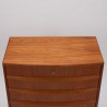 Mid-Century Danish luxury model chest of drawers in teak