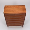 Mid-Century Danish luxury model chest of drawers in teak