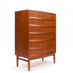 Mid-Century Danish luxury model chest of drawers in teak