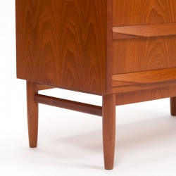 Mid-Century Deens luxe model ladekast in teak