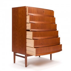 Mid-Century Danish luxury model chest of drawers in teak