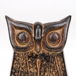 Owl as a vintage ceramic vase