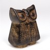 Owl as a vintage ceramic vase