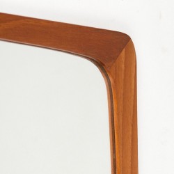 Mid-Century Teak Danish Vintage Mirror