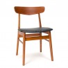 Findahl's vintage set van 6 Deense eettafel stoelen