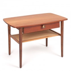 Deense teak kastje vintage model met kleine lade