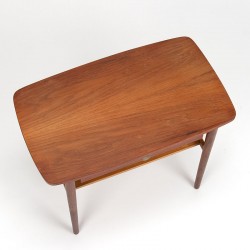 Deense teak kastje vintage model met kleine lade