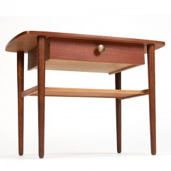 Deense teak kastje vintage model met kleine lade