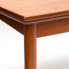 Danish teak extendable Mid-Century design dining table