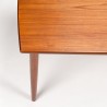 Teakhouten Deense uitschuifbare Mid-Century design eettafel