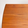 Teakhouten Deense uitschuifbare Mid-Century design eettafel