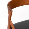 Dyrlund Mid-Century chair with round back in teak