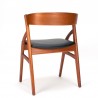 Dyrlund Mid-Century chair with round back in teak