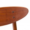 Model 210 Deense Mid-Century eettafel stoelen van Farstrup