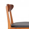 Model 210 Deense Mid-Century eettafel stoelen van Farstrup