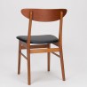 Model 210 Deense Mid-Century eettafel stoelen van Farstrup