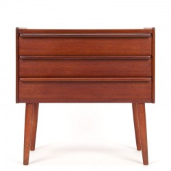 Teak Mid-Century vintage Deens ladekastje