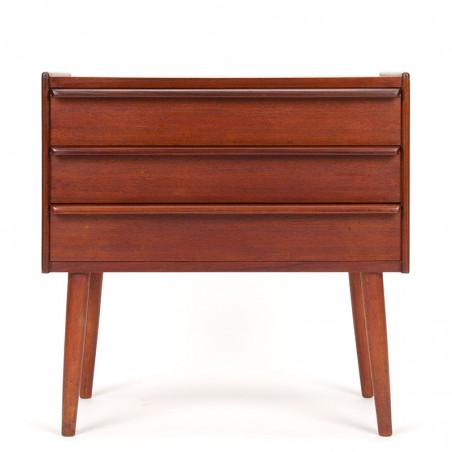 Teak Mid-Century vintage Danish small chest of drawers